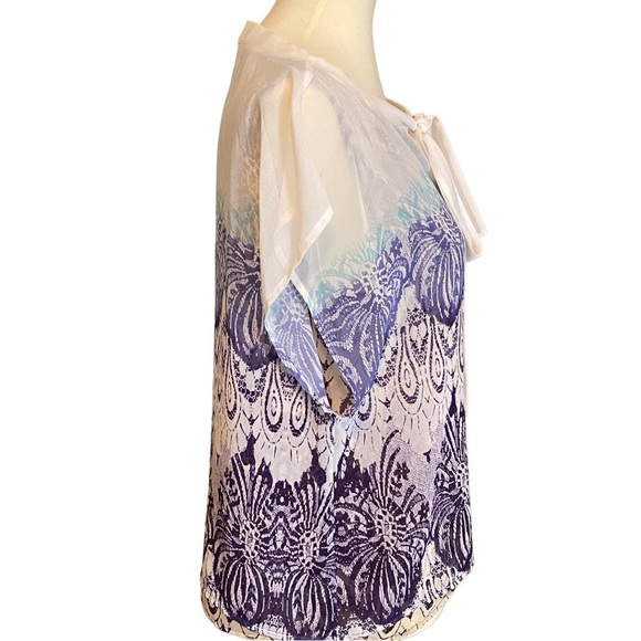 CAbi Sheer Layered Blouse - Picture 2 of 6